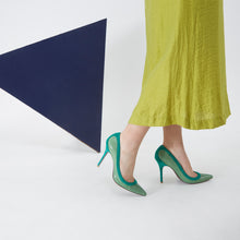 Load image into Gallery viewer, [women&#39;s] From Iris - Veil - pumps - light green stingray x green suede
