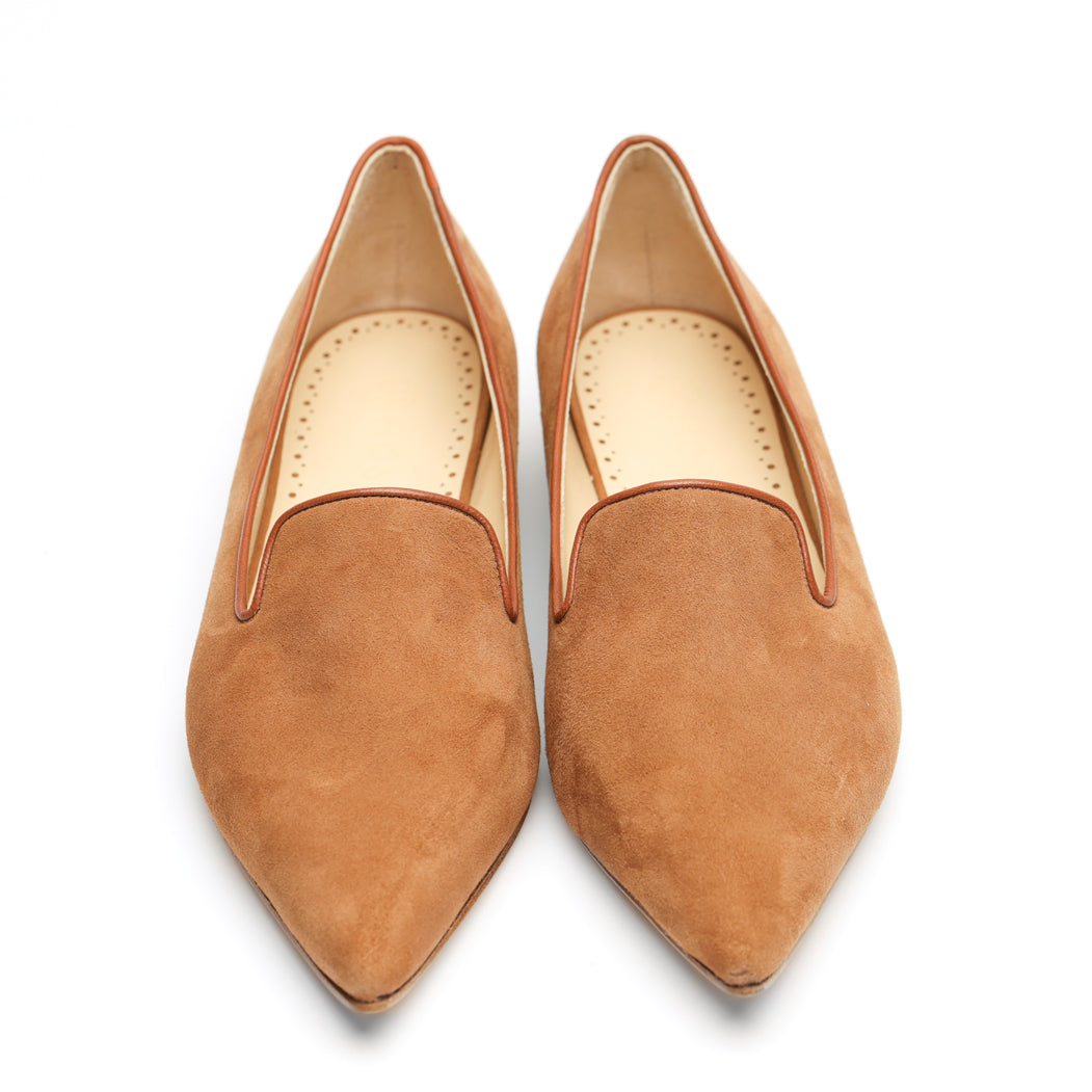 [women's] reunion - slip-on - camel suede