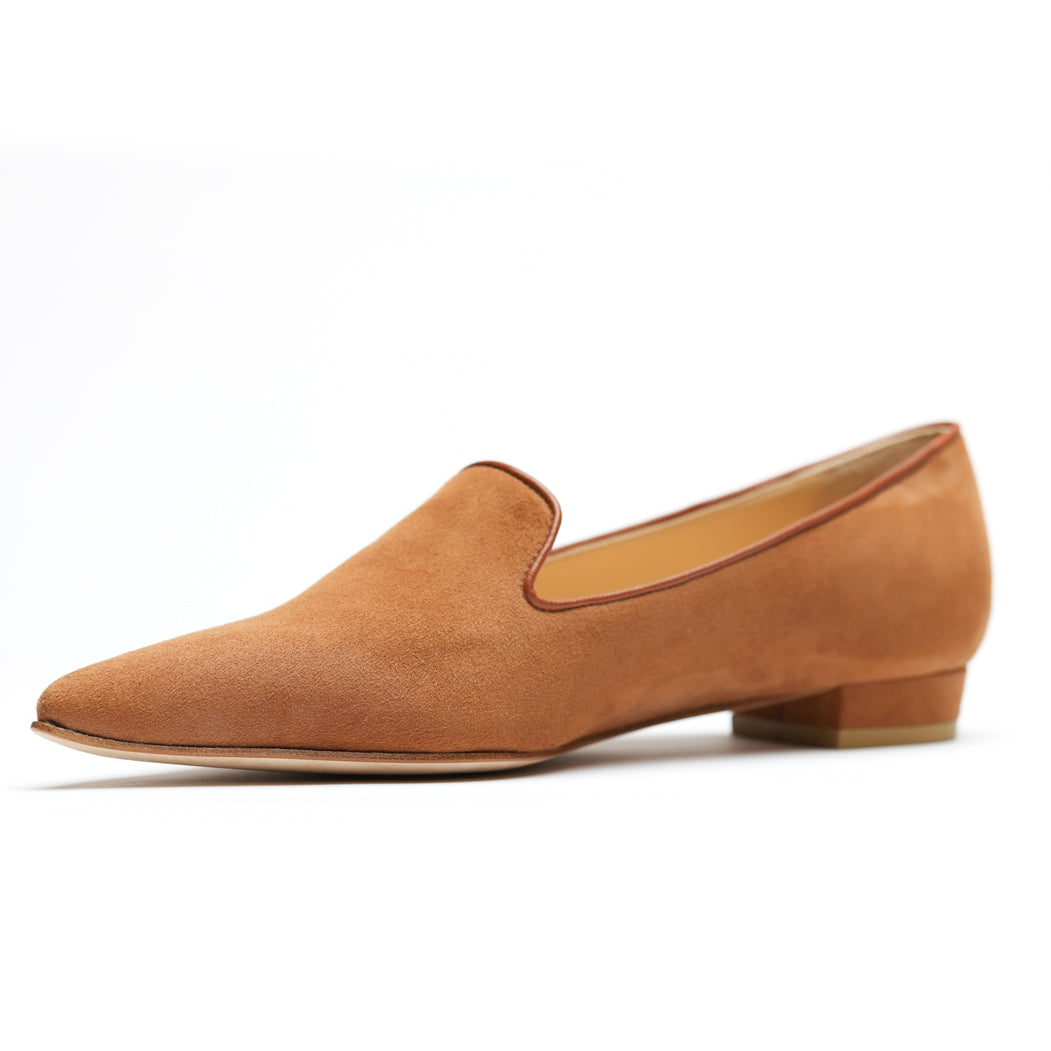 [women's] reunion - slip-on - camel suede