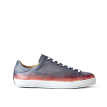 Load image into Gallery viewer, [women&#39;s] Liberte - low-top sneakers - gray x pink patina calfskin
