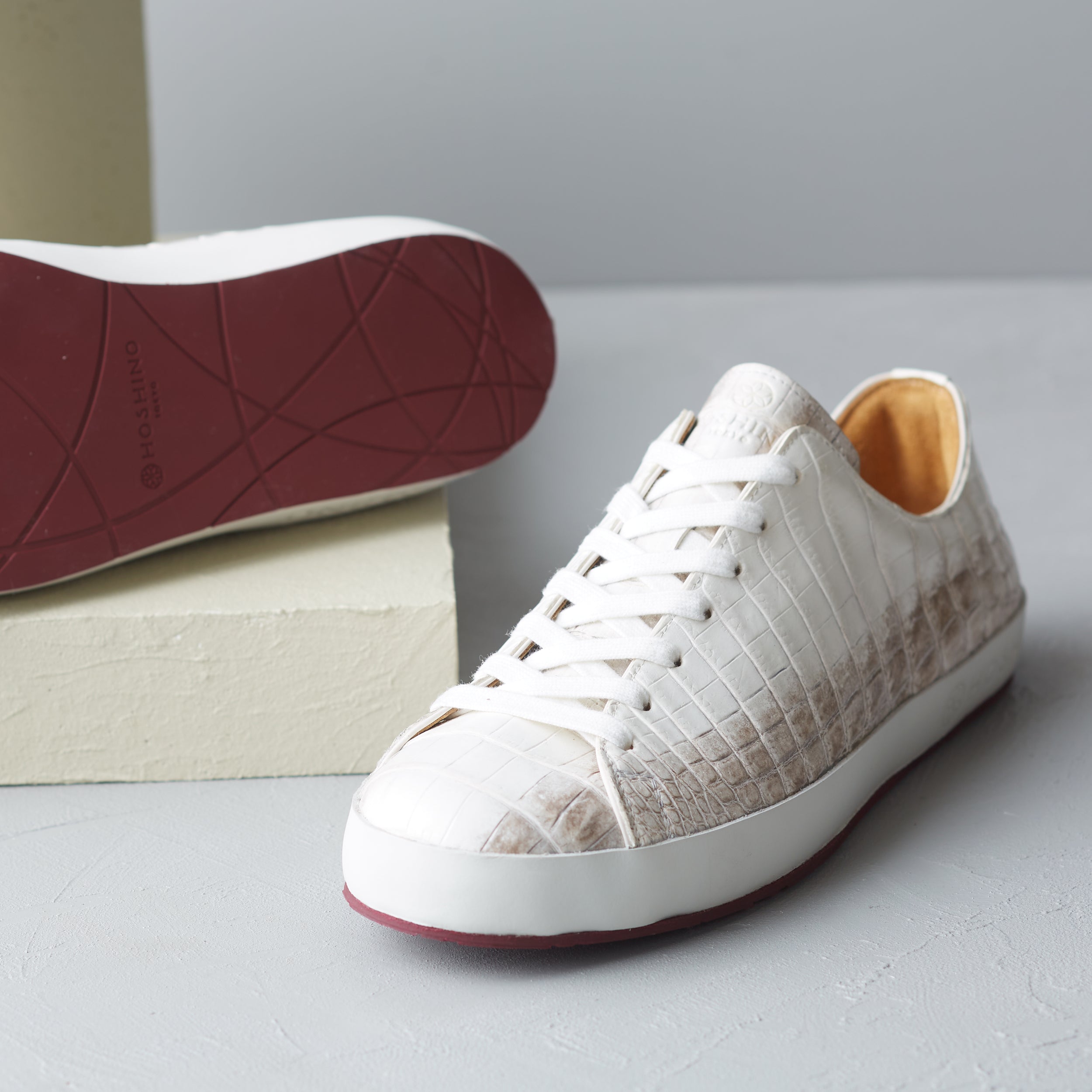 [men's] Liberte - low-top sneakers - Himalayan crocodile