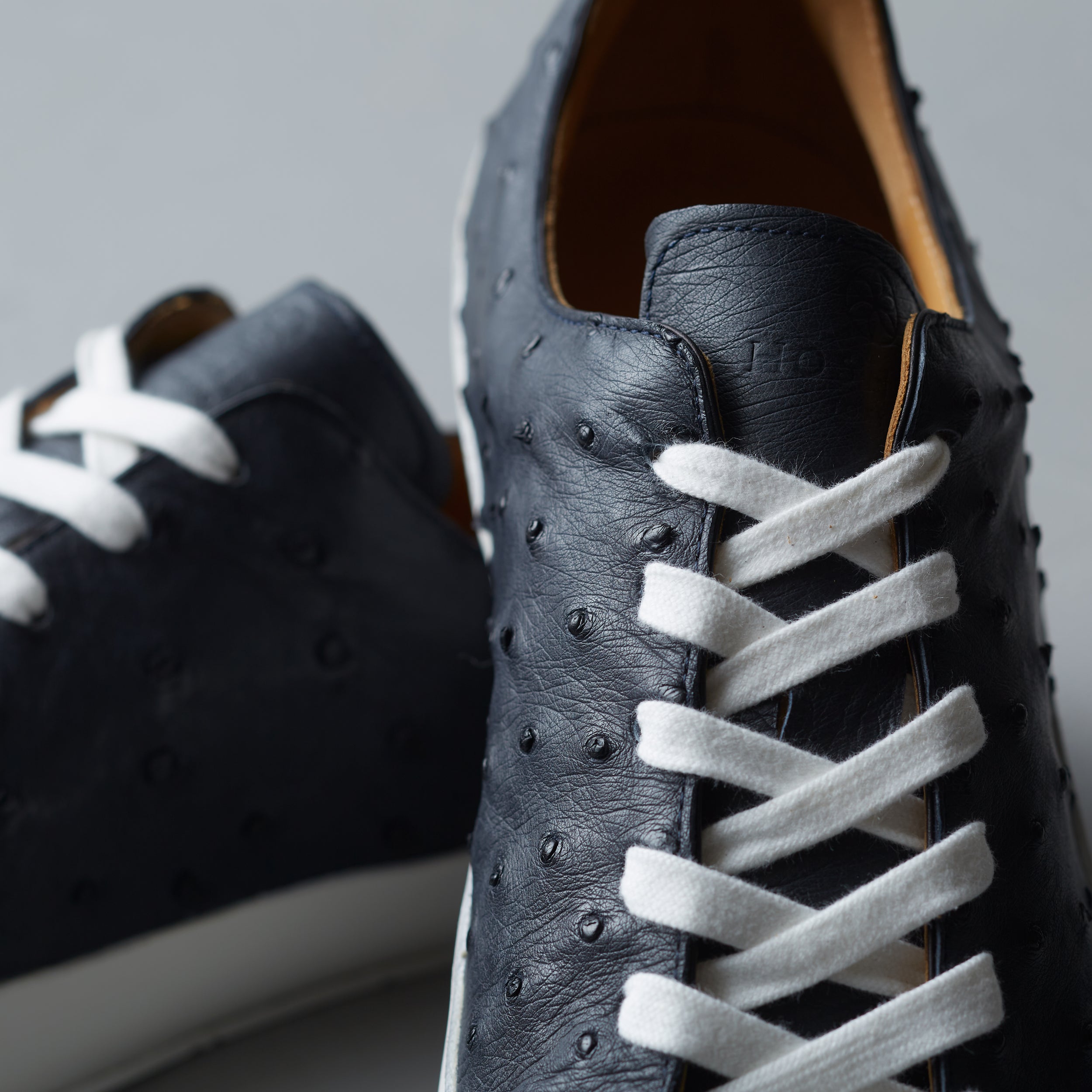 [men's] Liberte - low-top sneakers - navy ostrich