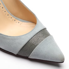 Load image into Gallery viewer, [women&#39;s] From Iris - à la plage - combination pumps - blue suede
