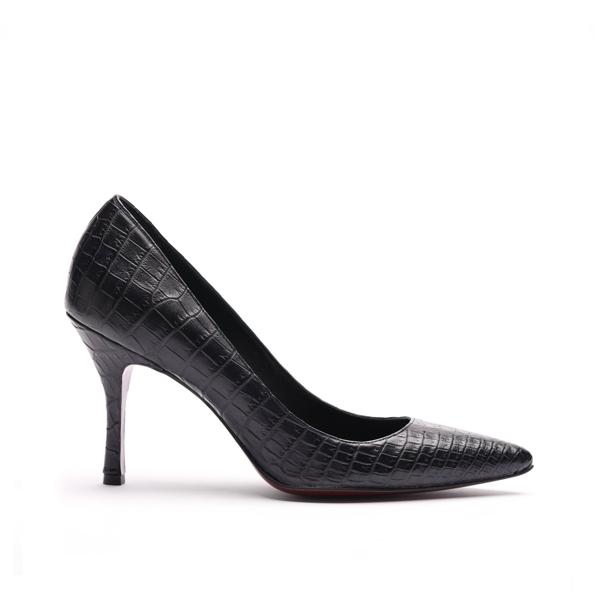 [women's] DAWN - Porosus crocodile pumps