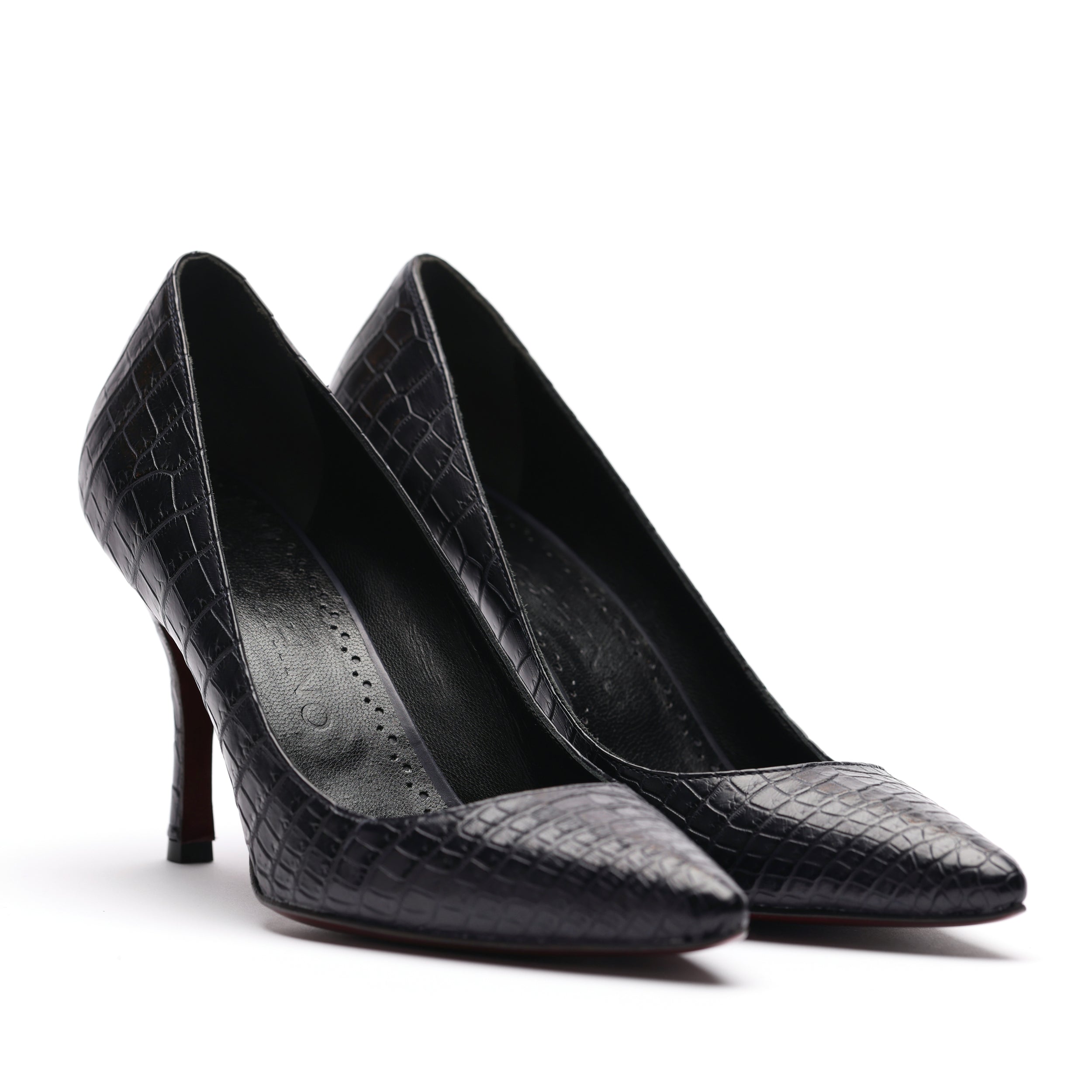 [women's] DAWN - Porosus crocodile pumps