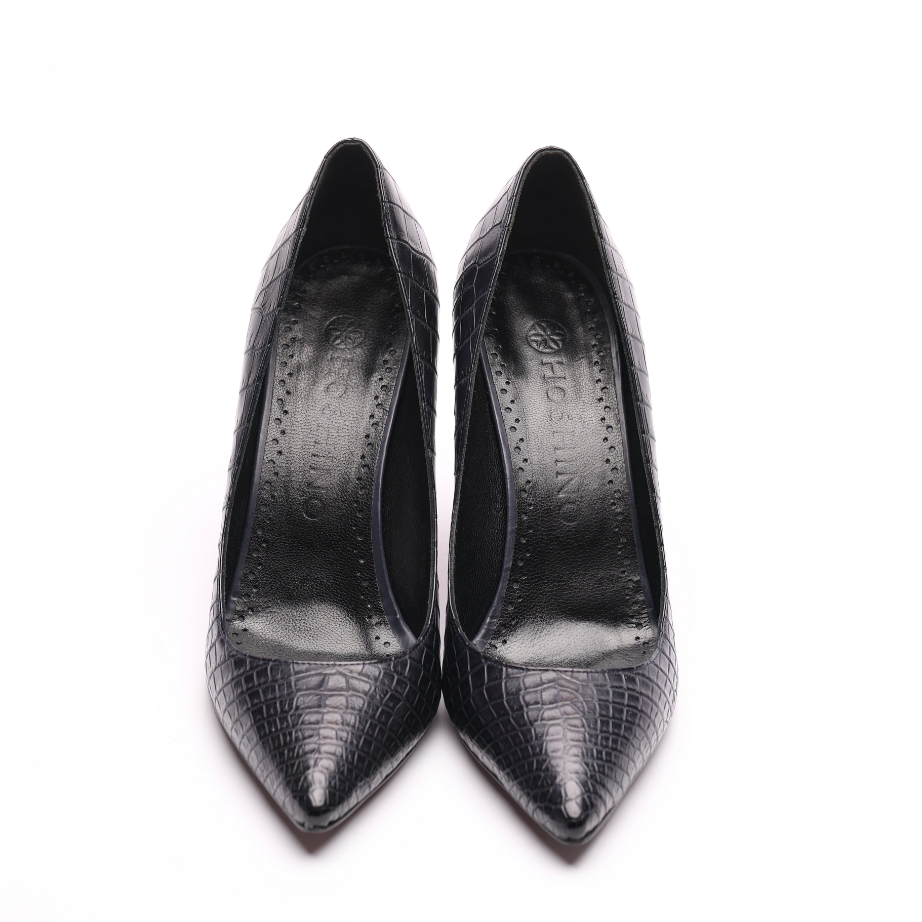 [women's] DAWN - Porosus crocodile pumps