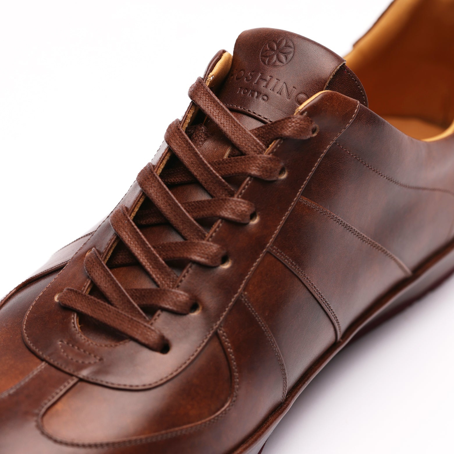 [men's] reunion - German Army trainers - chelmer museum calf x brown superbuck