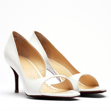 Load image into Gallery viewer, [women&#39;s] reunion - d&#39;Orsay sandals - white patent leather
