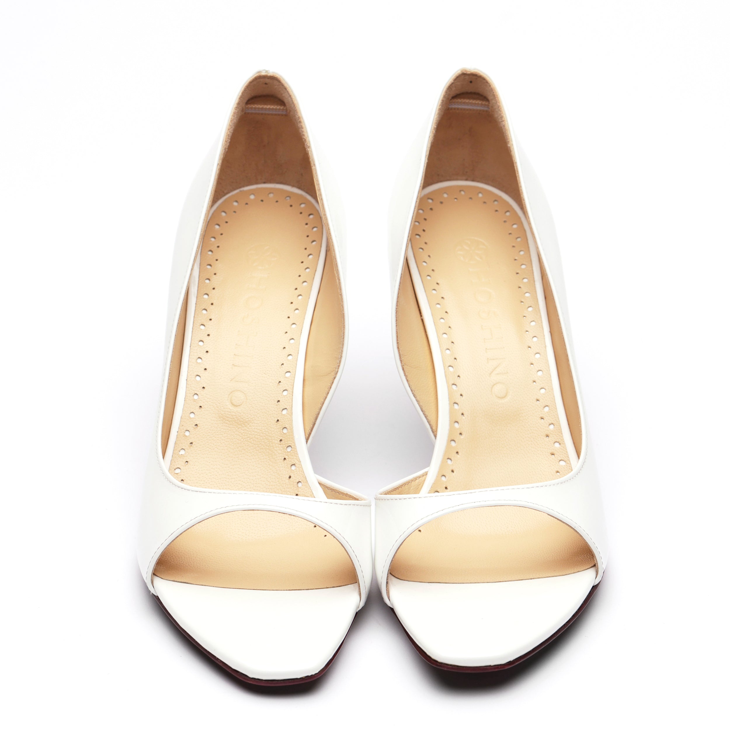 [women's] reunion - d'Orsay sandals - white patent leather