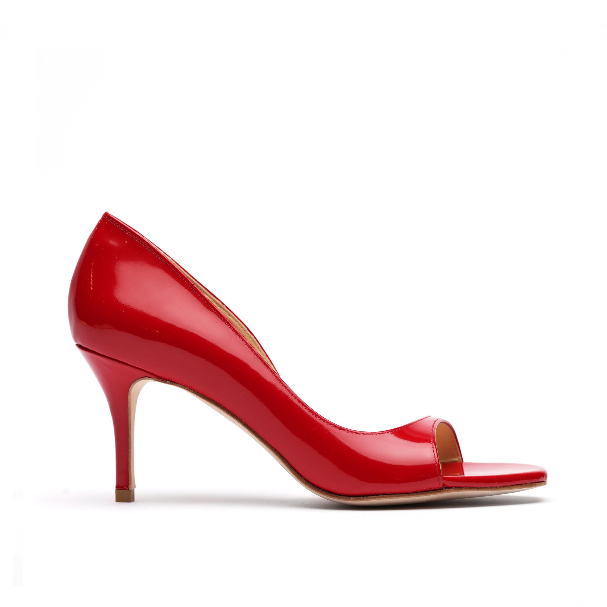 [women's] reunion - d'Orsay sandals - red patent leather