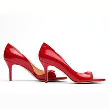 Load image into Gallery viewer, [women&#39;s] reunion - d&#39;Orsay sandals - red patent leather
