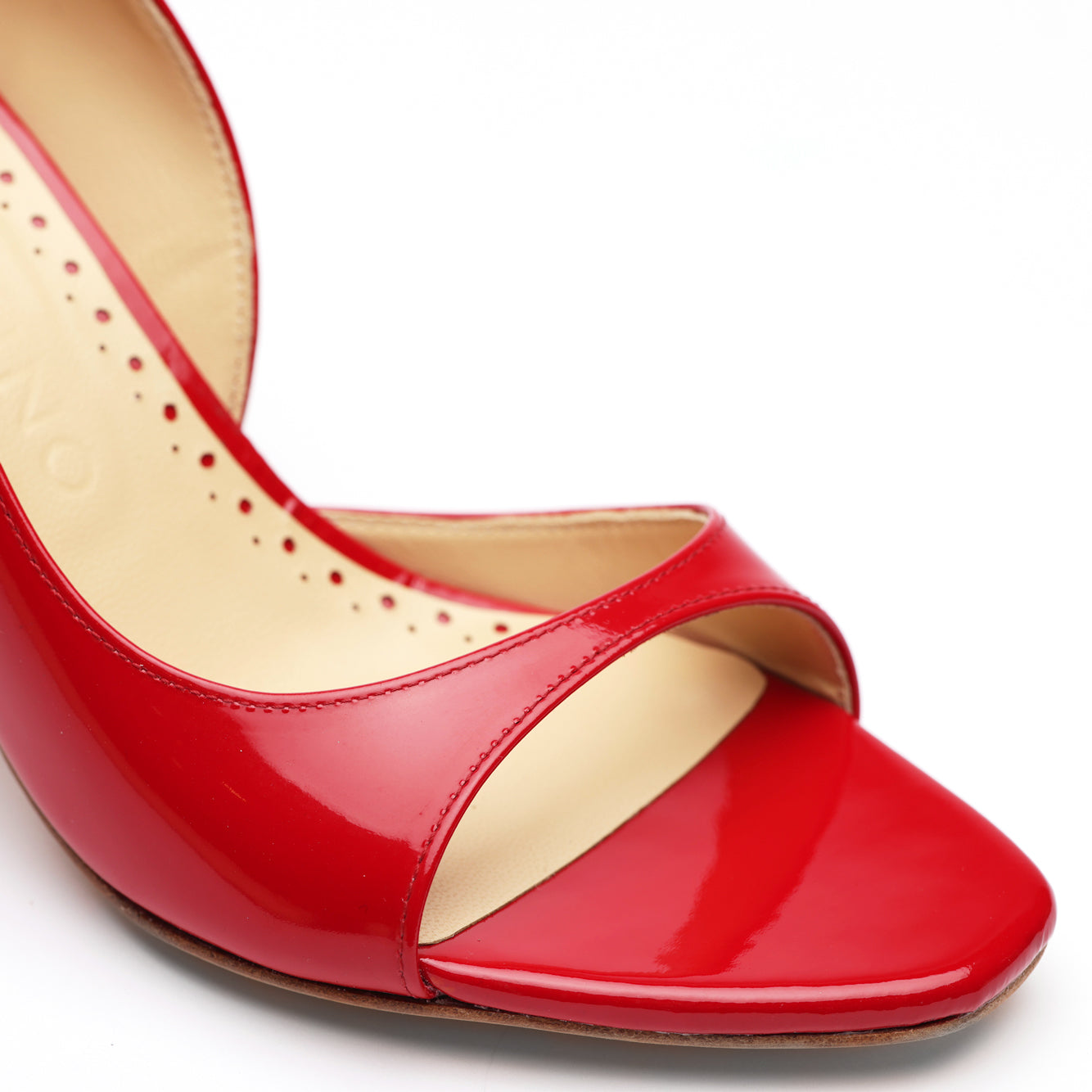 [women's] reunion - d'Orsay sandals - red patent leather