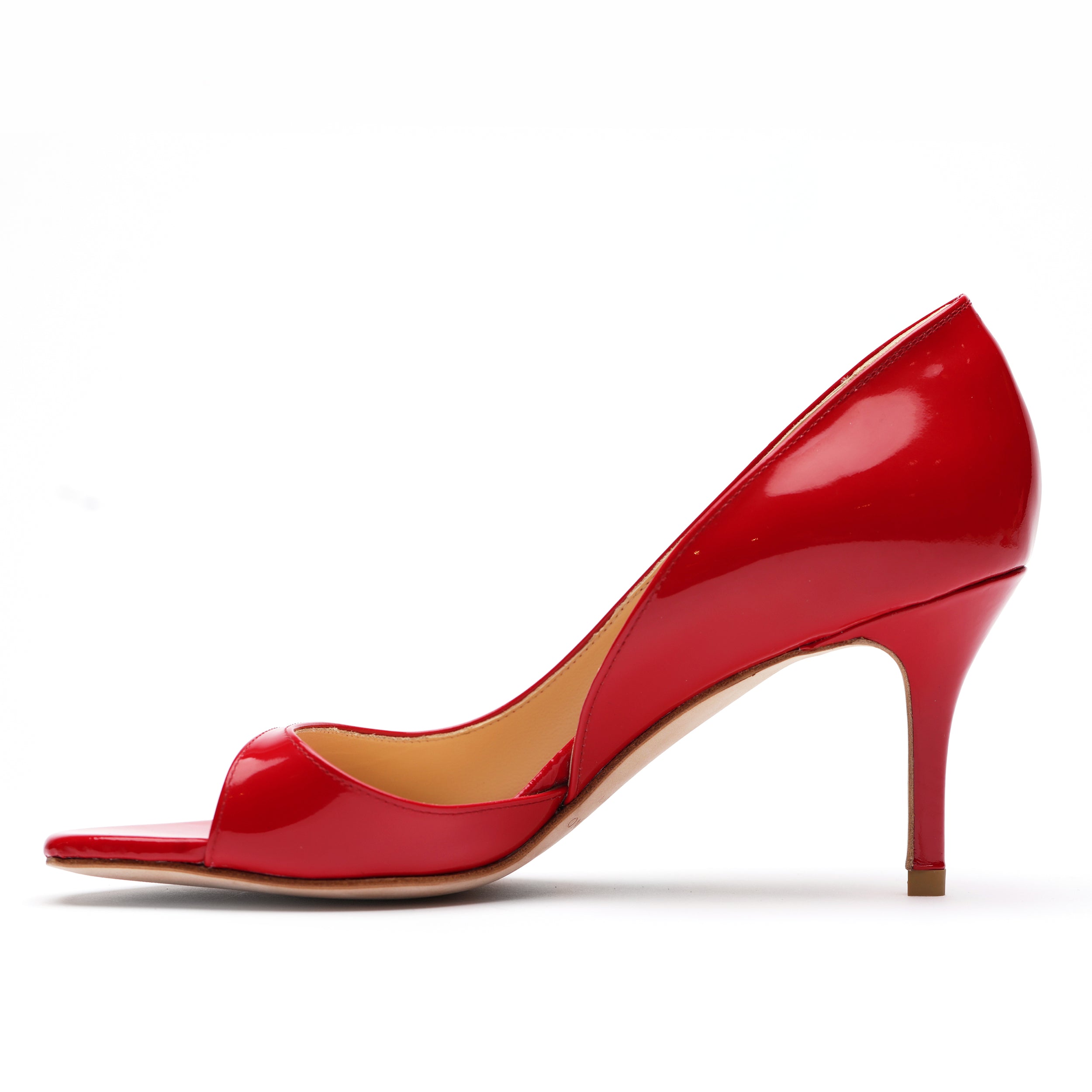 [women's] reunion - d'Orsay sandals - red patent leather