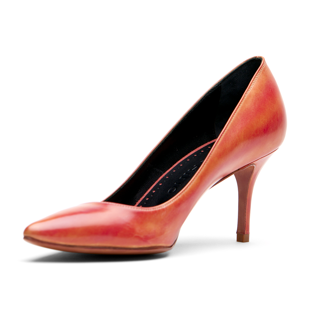 【TENSEI】patina pumps - jolly coral