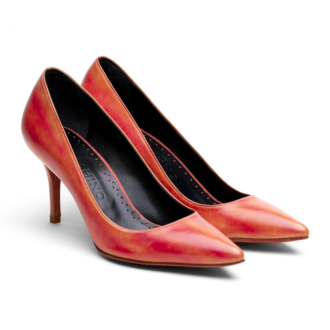 【TENSEI】patina pumps - jolly coral